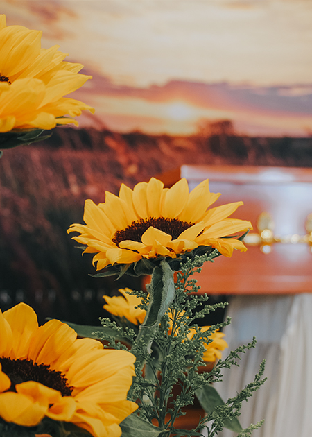 Bespoke-01 Like the sunflower that represents devotion, we are dedicated to crafting personalised and bespoke funerals